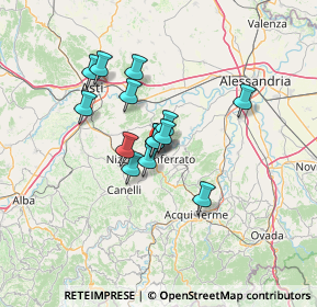 Mappa SP 27, 14049 Nizza Monferrato AT, Italia (9.85857)