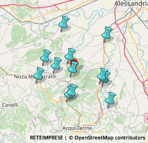 Mappa Via Parancone, 14046 Mombaruzzo AT, Italia (6.4225)