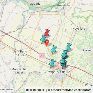 Mappa Via Fratelli Cervi, 42023 Cadelbosco di Sopra RE, Italia (7.28917)