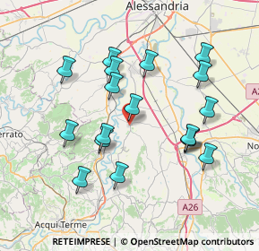 Mappa 15079 Sezzadio AL, Italia (7.27778)