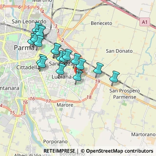 Mappa Stradello Varrone, 43123 Parma PR, Italia (1.8965)
