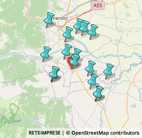 Mappa Via Cottolengo, 10061 Cavour TO, Italia (6.0225)