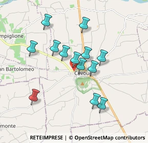 Mappa Via Cottolengo, 10061 Cavour TO, Italia (1.59385)