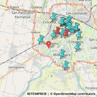 Mappa Strada Cavagnari, 43125 Parma PR, Italia (2.084)