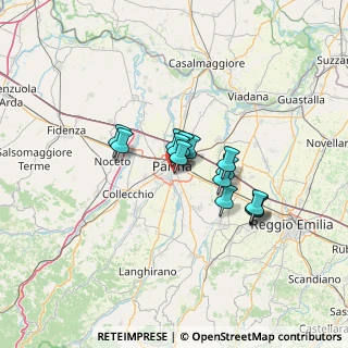 Mappa Via D.Tomasicchio, 43123 Parma PR, Italia (9.23429)