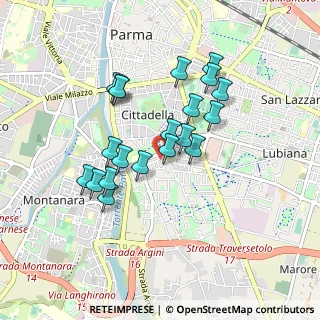 Mappa Via D.Tomasicchio, 43123 Parma PR, Italia (0.7765)
