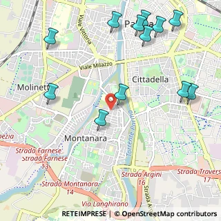Mappa Via Alessandro Manzoni, 43125 Parma PR, Italia (1.35167)