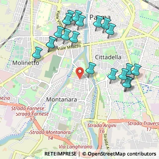 Mappa Via Alessandro Manzoni, 43125 Parma PR, Italia (1.2045)