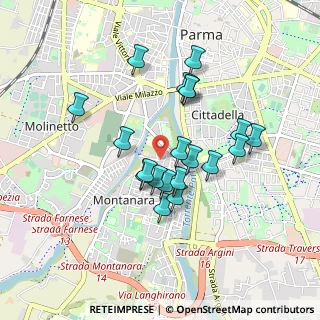 Mappa Via Alessandro Manzoni, 43125 Parma PR, Italia (0.7715)
