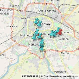 Mappa Via Alessandro Manzoni, 43125 Parma PR, Italia (1.19)