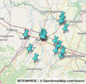 Mappa Via Terracini Umberto, 43123 Parma PR, Italia (11.01105)