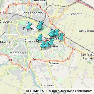 Mappa Via Terracini Umberto, 43123 Parma PR, Italia (1.05727)
