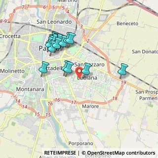Mappa Via Terracini Umberto, 43123 Parma PR, Italia (1.8725)