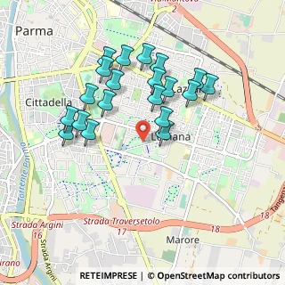 Mappa Via Terracini Umberto, 43123 Parma PR, Italia (0.884)