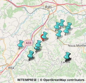 Mappa Viale Bianco Corrado, 14055 Costigliole d'Asti AT, Italia (7.80611)