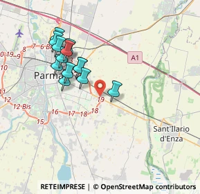 Mappa Via Alfredo Tassi, 43122 Parma PR, Italia (3.37538)