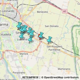 Mappa Via Alfredo Tassi, 43122 Parma PR, Italia (1.65636)