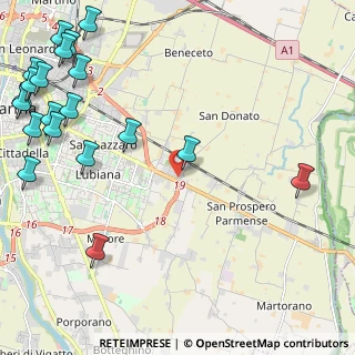 Mappa Via Alfredo Tassi, 43122 Parma PR, Italia (3.357)