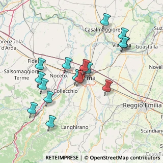 Mappa Via Chiavari, 43125 Parma PR, Italia (15.4575)