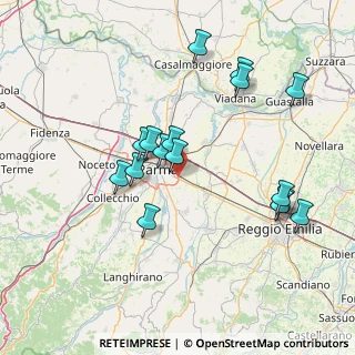 Mappa Via Tazio Nuvolari, 43100 Parma PR, Italia (14.83)