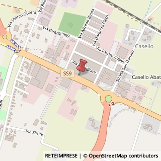Mappa Via Tazio Nuvolari, 22, 43122 Langhirano, Parma (Emilia Romagna)