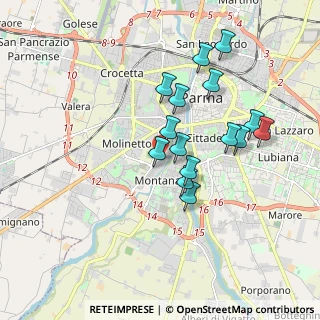 Mappa Via Antonio Colla, 43125 Parma PR, Italia (1.612)