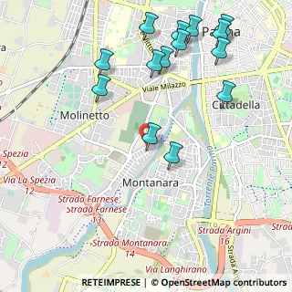 Mappa Via Antonio Colla, 43125 Parma PR, Italia (1.24143)