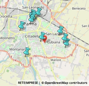 Mappa Largo Flaminio Piccoli, 43123 Parma PR, Italia (1.95417)