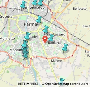 Mappa Largo Flaminio Piccoli, 43123 Parma PR, Italia (2.23077)