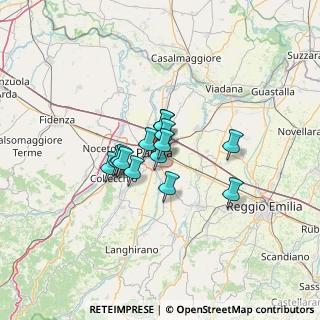 Mappa Largo Flaminio Piccoli, 43123 Parma PR, Italia (7.99857)