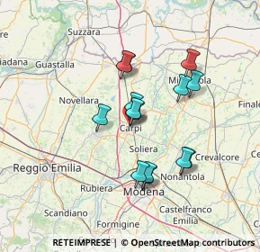 Mappa Via Santa Chiara, 41012 Carpi MO, Italia (11.48)