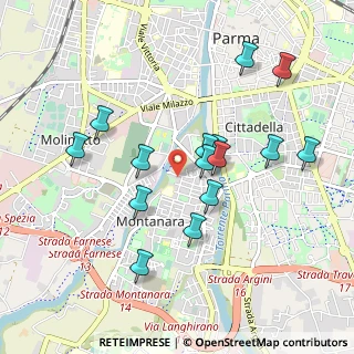 Mappa Via Umberto Balestrazzi, 43125 Parma PR, Italia (0.91333)