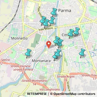 Mappa Via Umberto Balestrazzi, 43125 Parma PR, Italia (0.93167)