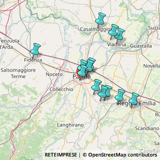 Mappa Via Umberto Balestrazzi, 43125 Parma PR, Italia (13.87615)