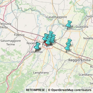 Mappa Via Umberto Balestrazzi, 43125 Parma PR, Italia (7.57154)