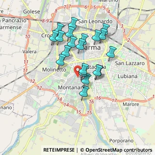 Mappa Via Umberto Balestrazzi, 43125 Parma PR, Italia (1.5795)