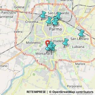 Mappa Via Umberto Balestrazzi, 43125 Parma PR, Italia (1.72545)