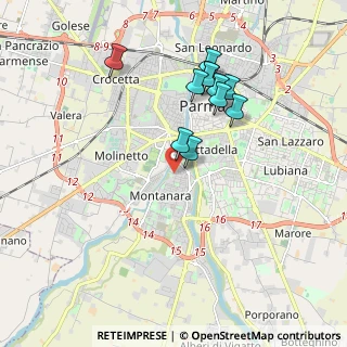 Mappa Via Umberto Balestrazzi, 43125 Parma PR, Italia (1.75091)