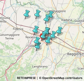 Mappa Via Tito ed Ettore Manzini, 43126 Parma PR, Italia (9.27154)