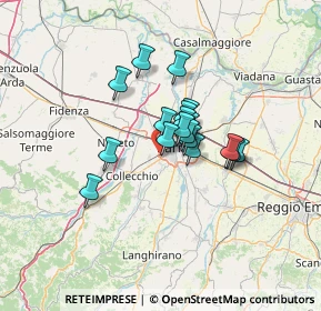 Mappa Via Tito ed Ettore Manzini, 43126 Parma PR, Italia (8.58944)