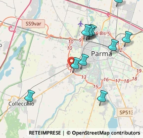 Mappa Via Tito ed Ettore Manzini, 43126 Parma PR, Italia (4.21182)