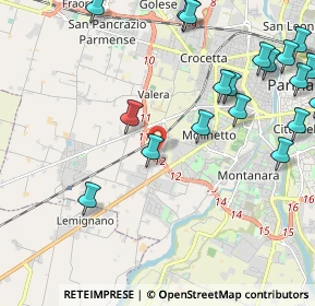 Mappa Via Tito ed Ettore Manzini, 43126 Parma PR, Italia (2.8375)