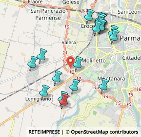 Mappa Via Tito ed Ettore Manzini, 43126 Parma PR, Italia (2.2245)