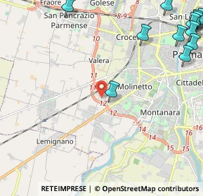 Mappa Via Tito ed Ettore Manzini, 43126 Parma PR, Italia (3.50333)