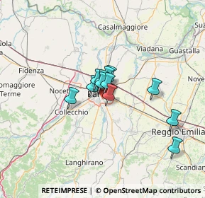 Mappa Via Giuseppe Cenni, 43123 Parma PR, Italia (8.2475)