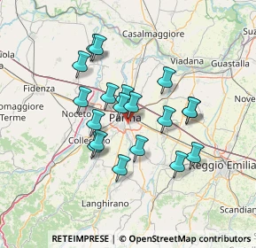 Mappa Via Giuseppe Cenni, 43123 Parma PR, Italia (11.60842)