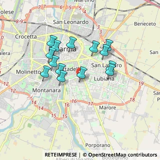 Mappa Via Giuseppe Cenni, 43123 Parma PR, Italia (1.56357)