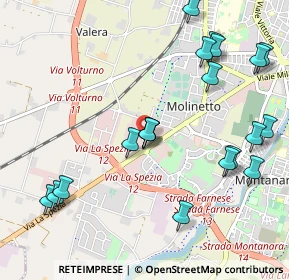 Mappa Via Rapallo, 43126 Parma PR, Italia (1.199)