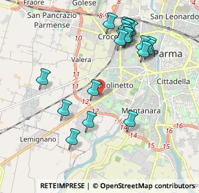 Mappa Via Rapallo, 43126 Parma PR, Italia (2.1005)
