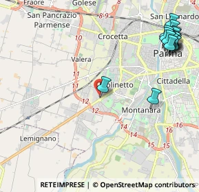 Mappa Via Rapallo, 43126 Parma PR, Italia (2.99235)